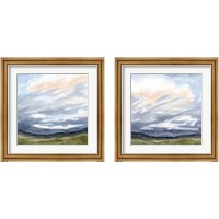Framed 'Windswept Horizon 2 Piece Framed Art Print Set' border=