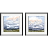 Framed 'Windswept Horizon 2 Piece Framed Art Print Set' border=