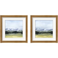 Framed Blue Mountain Break 2 Piece Framed Art Print Set