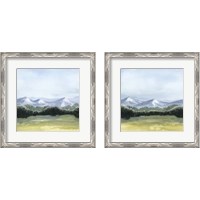 Framed Blue Mountain Break 2 Piece Framed Art Print Set