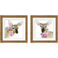 Framed Deer Spring 2 Piece Framed Art Print Set
