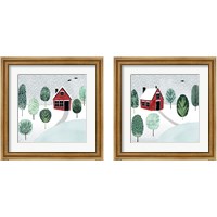Framed Christmastown  2 Piece Framed Art Print Set