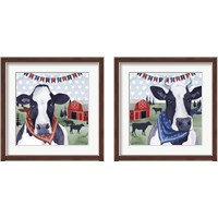 Framed American Herd 2 Piece Framed Art Print Set