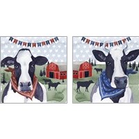 Framed American Herd 2 Piece Art Print Set