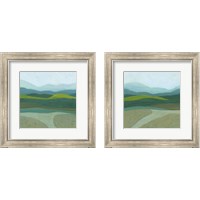 Framed 'Blue Mountains 2 Piece Framed Art Print Set' border=