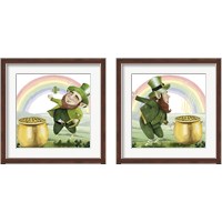 Framed Leprechaun's Rainbow 2 Piece Framed Art Print Set