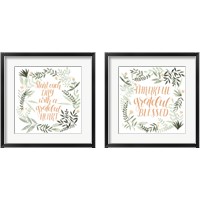 Framed 'Grateful  2 Piece Framed Art Print Set' border=