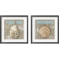 Framed High Tide Shoreline 2 Piece Framed Art Print Set
