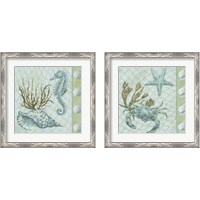 Framed 'Under Sea  2 Piece Framed Art Print Set' border=