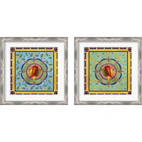 Framed 'Spanish Peppers 2 Piece Framed Art Print Set' border=