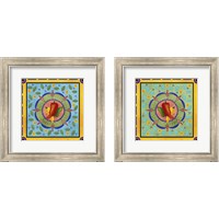 Framed 'Spanish Peppers 2 Piece Framed Art Print Set' border=