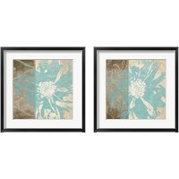 Framed 'Flower Flake 2 Piece Framed Art Print Set' border=