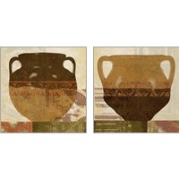 Framed Ethnic Pot 2 Piece Art Print Set