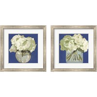 Framed White Hydrangeas 2 Piece Framed Art Print Set