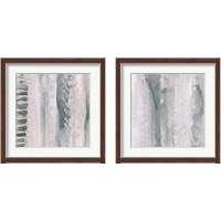 Framed 'Lavender & Sage 2 Piece Framed Art Print Set' border=