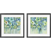 Framed 'Late Summer Blooms 2 Piece Framed Art Print Set' border=