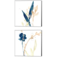Framed 'Botany Gesture 2 Piece Canvas Print Set' border=
