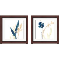 Framed 'Botany Gesture 2 Piece Framed Art Print Set' border=