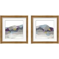 Framed 'Valley Prism 2 Piece Framed Art Print Set' border=
