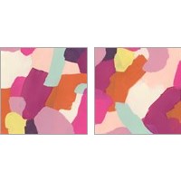Framed 'Pink Slip 2 Piece Art Print Set' border=