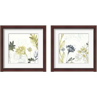 Framed Tropical Stems 2 Piece Framed Art Print Set