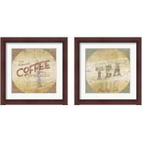 Framed 'Beverage O'Clock 2 Piece Framed Art Print Set' border=