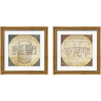 Framed Beverage O'Clock 2 Piece Framed Art Print Set