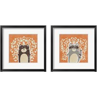 Framed 'Woodland Cutie 2 Piece Framed Art Print Set' border=