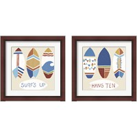 Framed Surf's Up 2 Piece Framed Art Print Set