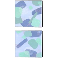 Framed 'Spaces Between  2 Piece Canvas Print Set' border=