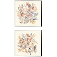 Framed 'Wallflowers  2 Piece Canvas Print Set' border=