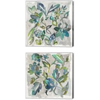 Framed Sapphire Vine 2 Piece Canvas Print Set