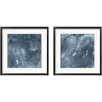 Framed Indigo Wheel 2 Piece Framed Art Print Set