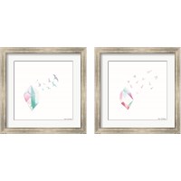 Framed Crystal Birds 2 Piece Framed Art Print Set
