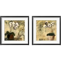 Framed Orchid Textures 2 Piece Framed Art Print Set