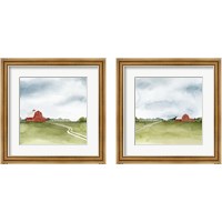 Framed 'Kentucky Sky 2 Piece Framed Art Print Set' border=