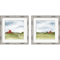 Framed 'Kentucky Sky 2 Piece Framed Art Print Set' border=