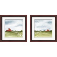 Framed 'Kentucky Sky 2 Piece Framed Art Print Set' border=