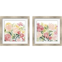 Framed Sunkissed Posies 2 Piece Framed Art Print Set