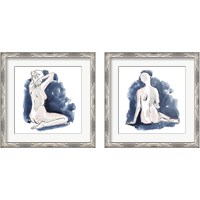 Framed 'Blissful Solitude 2 Piece Framed Art Print Set' border=