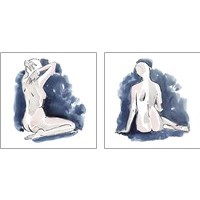 Framed 'Blissful Solitude 2 Piece Art Print Set' border=