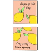 Framed Lemon Squeeze 2 Piece Canvas Print Set