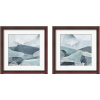 Framed 'Blue Range 2 Piece Framed Art Print Set' border=
