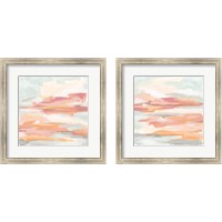 Framed 'Cloud Mesa 2 Piece Framed Art Print Set' border=