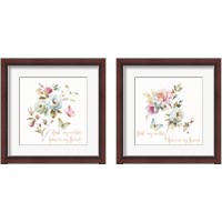 Framed 'Beautiful Romance 2 Piece Framed Art Print Set' border=