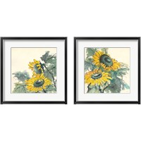 Framed Sunflower  2 Piece Framed Art Print Set