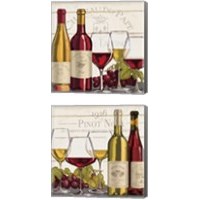 Framed Wine Tasting 2 Piece Canvas Print Set