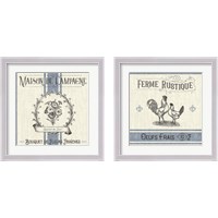 Framed French Farmhouse 2 Piece Framed Art Print Set