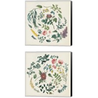 Framed 'Victorian Garden 2 Piece Canvas Print Set' border=