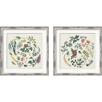 Framed 'Victorian Garden 2 Piece Framed Art Print Set' border=
